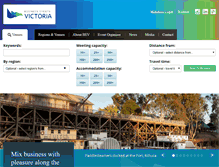 Tablet Screenshot of businesseventsvictoria.com